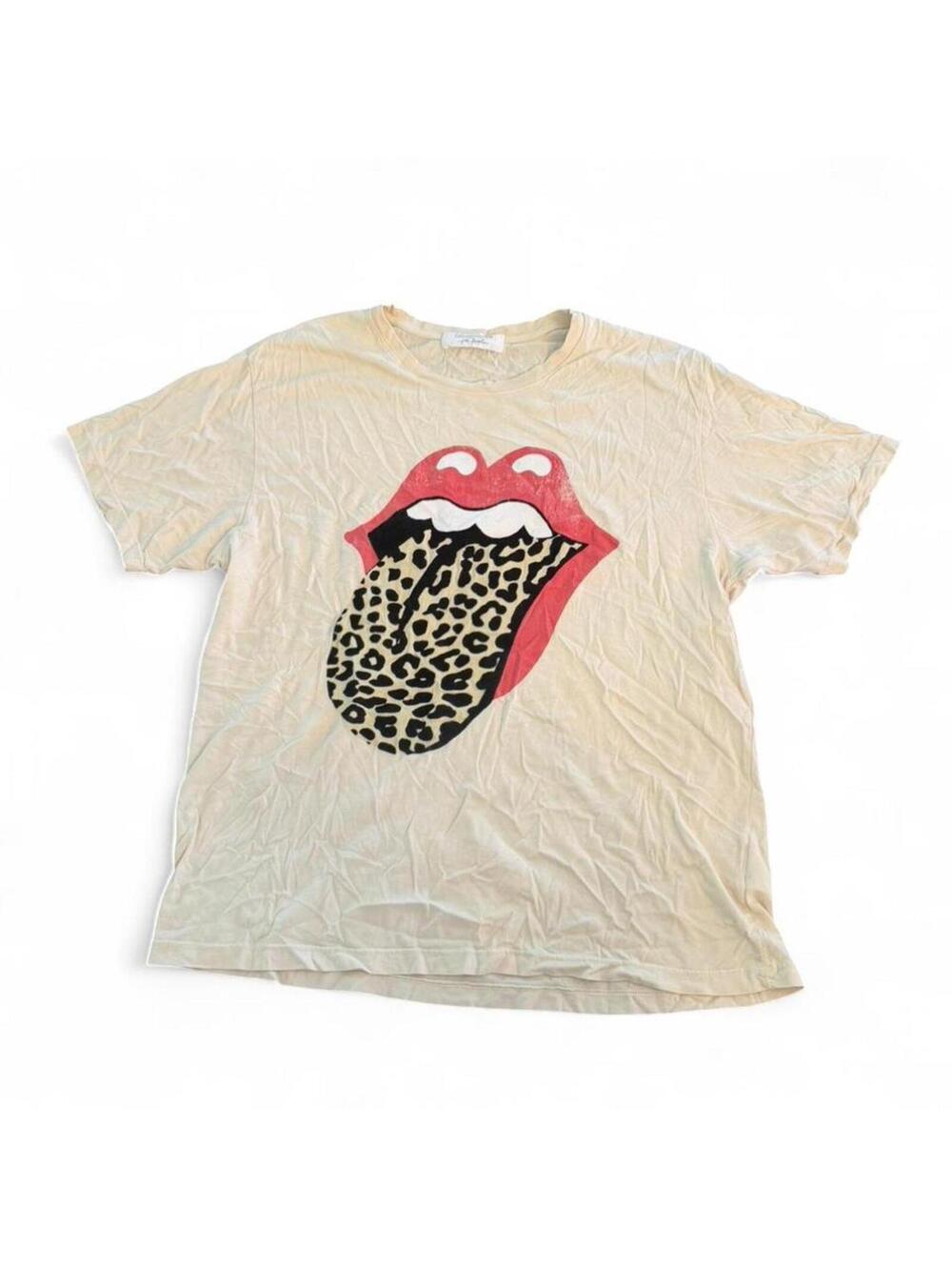 Daydreamer LA Women's Cream and Tan Tshirt